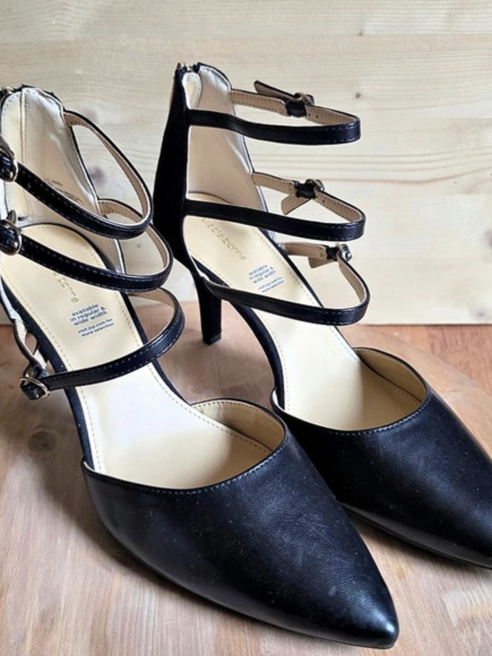 Liz Claiborne LC HARA Pointed Toe Heels Black US 10